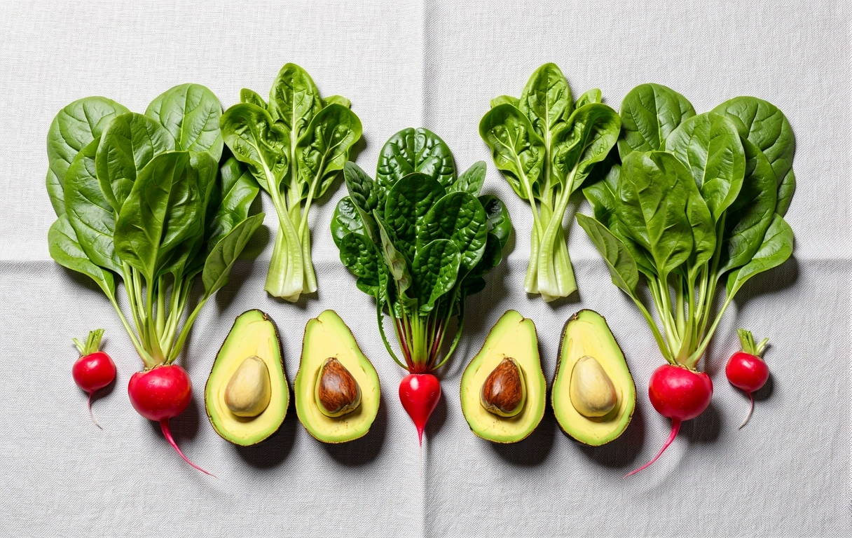 Aliments frais et équilibrés